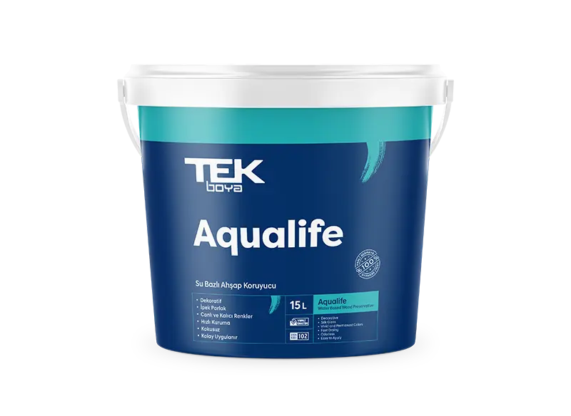 Aqualife Su Bazlı Ahşap Koruyucu