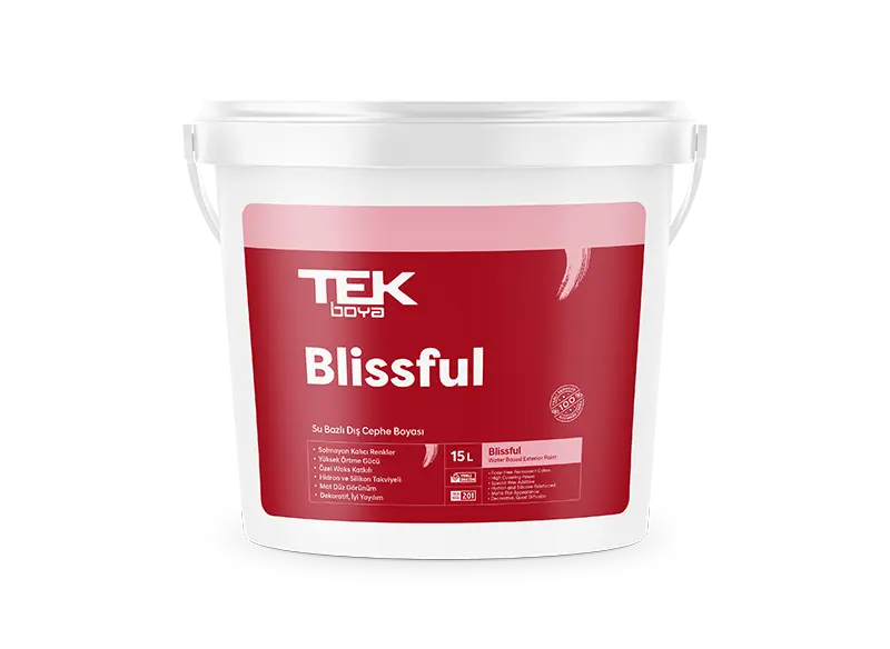 Blissful Silikonlu Canlı Parlak Dış Cephe Boyası