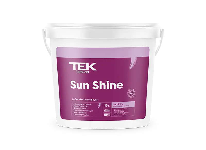 Sun Shine Su Bazlı Dış Cephe Vernik